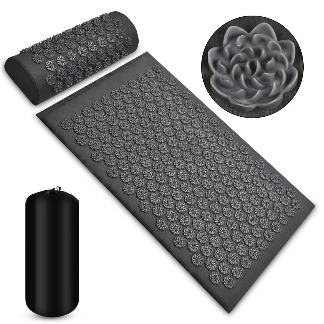 Acupressure Massage Mat With Needles Set