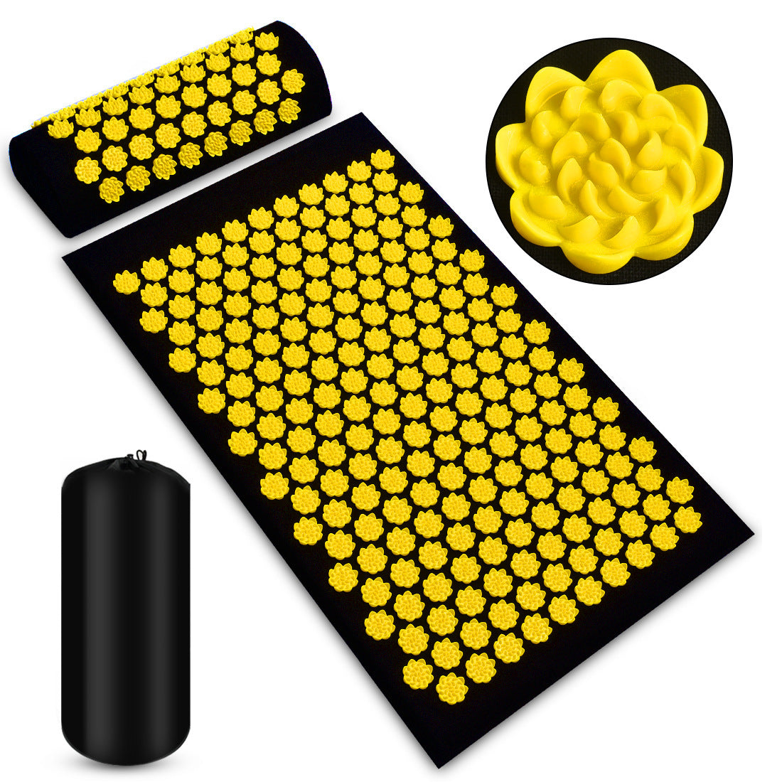 Acupressure Massage Mat With Needles Set