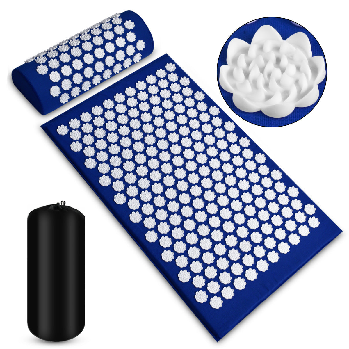 Acupressure Massage Mat With Needles Set