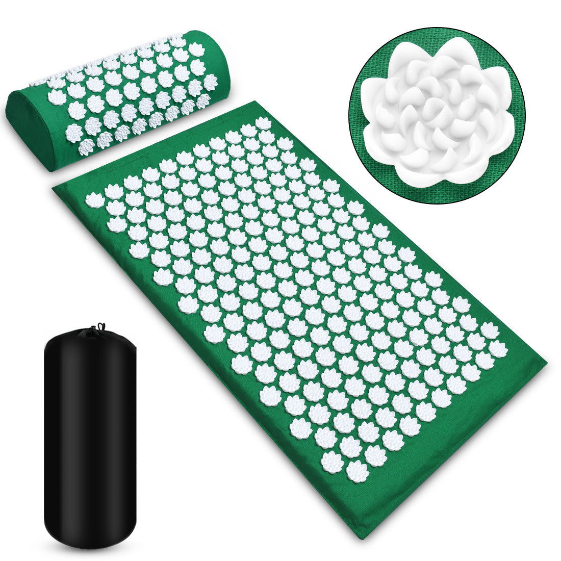 Acupressure Massage Mat With Needles Set