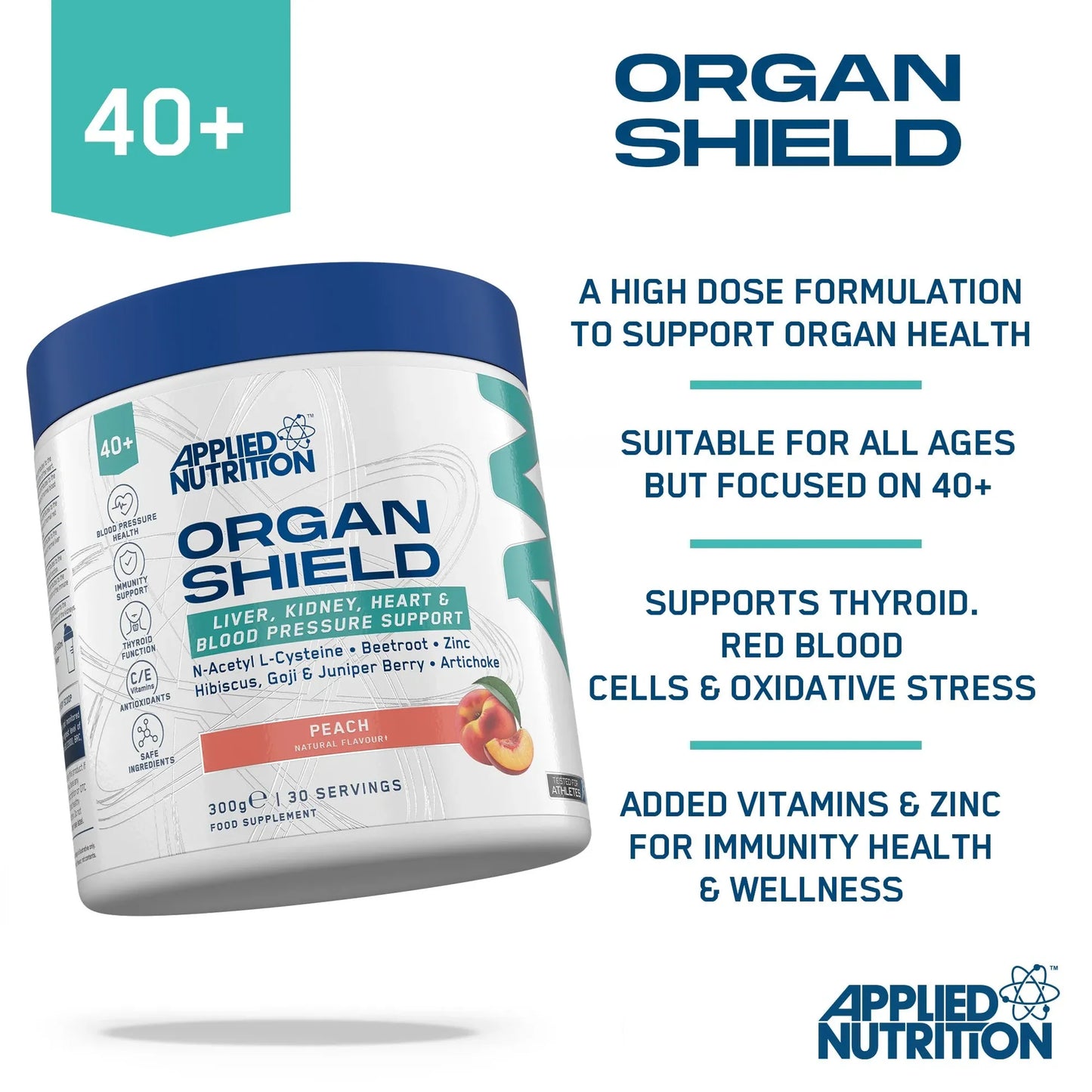 Organ Shield Supplement- Applied Nutrition