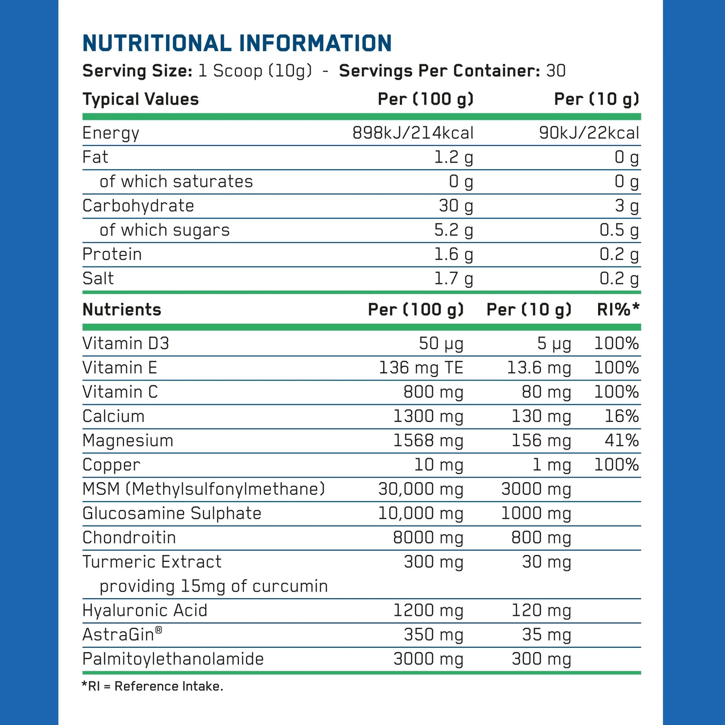 Joint Complex Supplement by Applied Nutrition