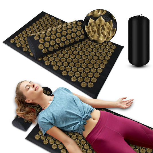 Acupressure Massage Mat With Needles Set