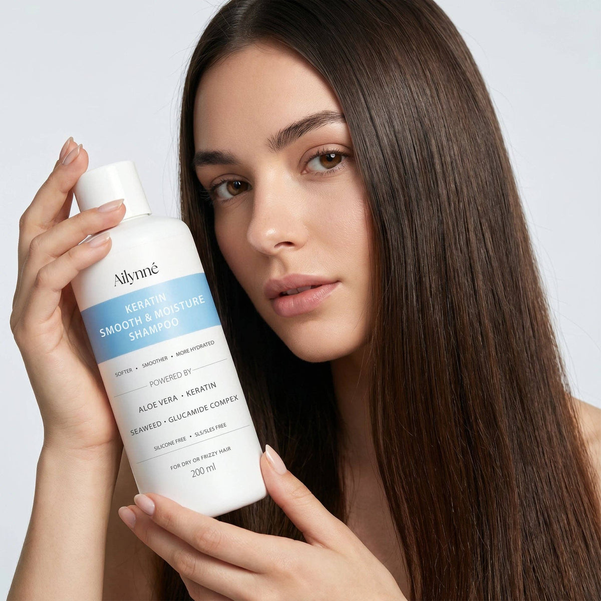 Ailynné Smooth & Moisture Shampoo For Dry & Frizzy Hair