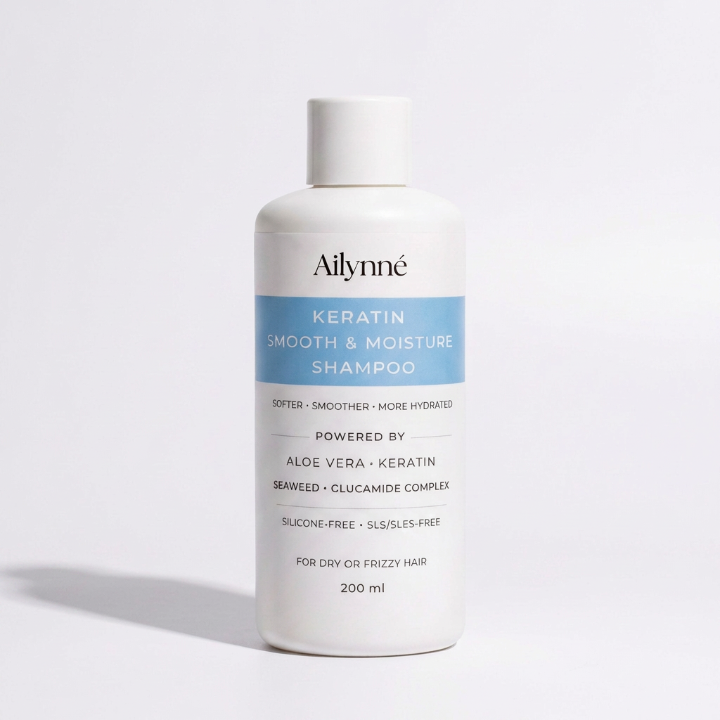 Ailynné Smooth & Moisture Shampoo For Dry & Frizzy Hair