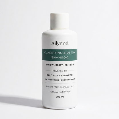 Ailynné Clarifying & Detox Shampoo For Oily Hair & Build Up - 200 ml
