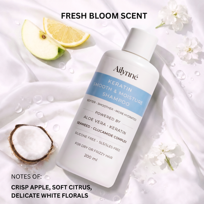 Ailynné Smooth & Moisture Shampoo For Dry & Frizzy Hair