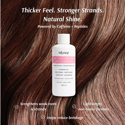 Ailynné Caffeine + Peptides Hair Growth Shampoo