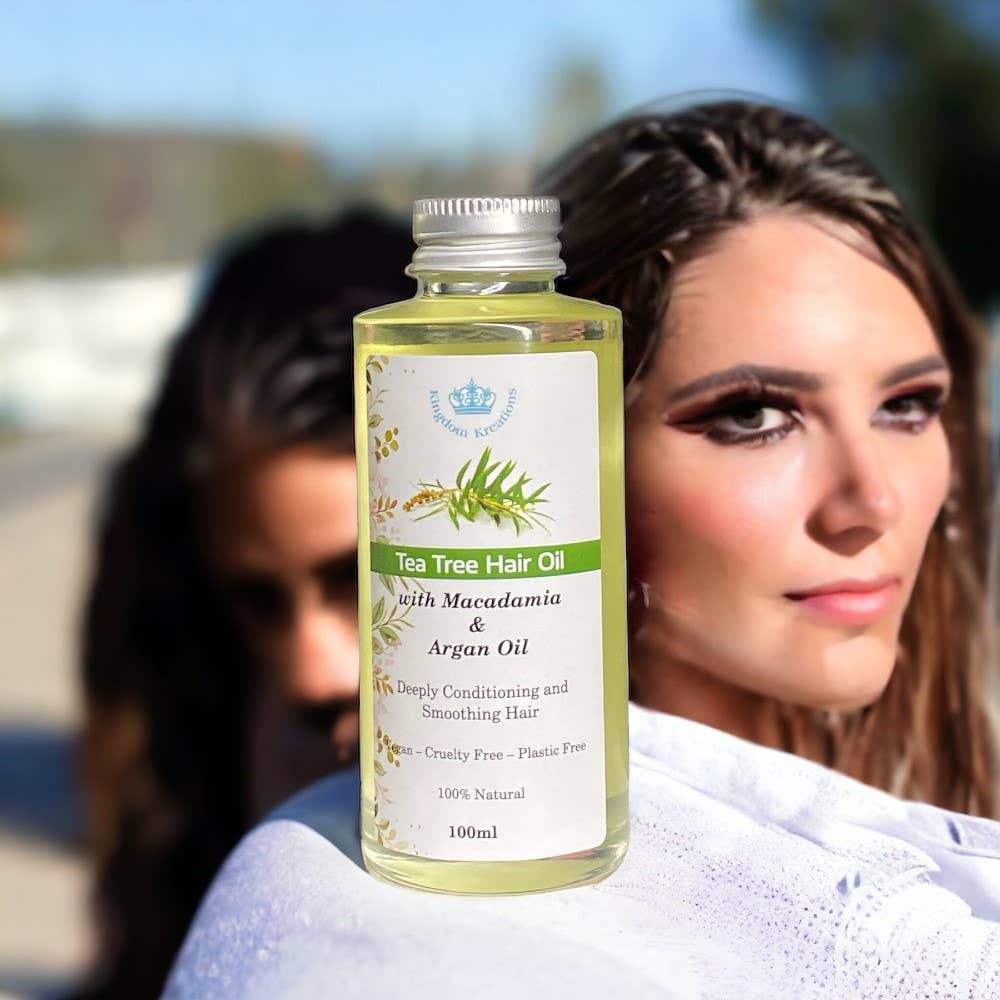 Hair Oil - Tea Tree with Macadamia and Argan Oil - 100 ml